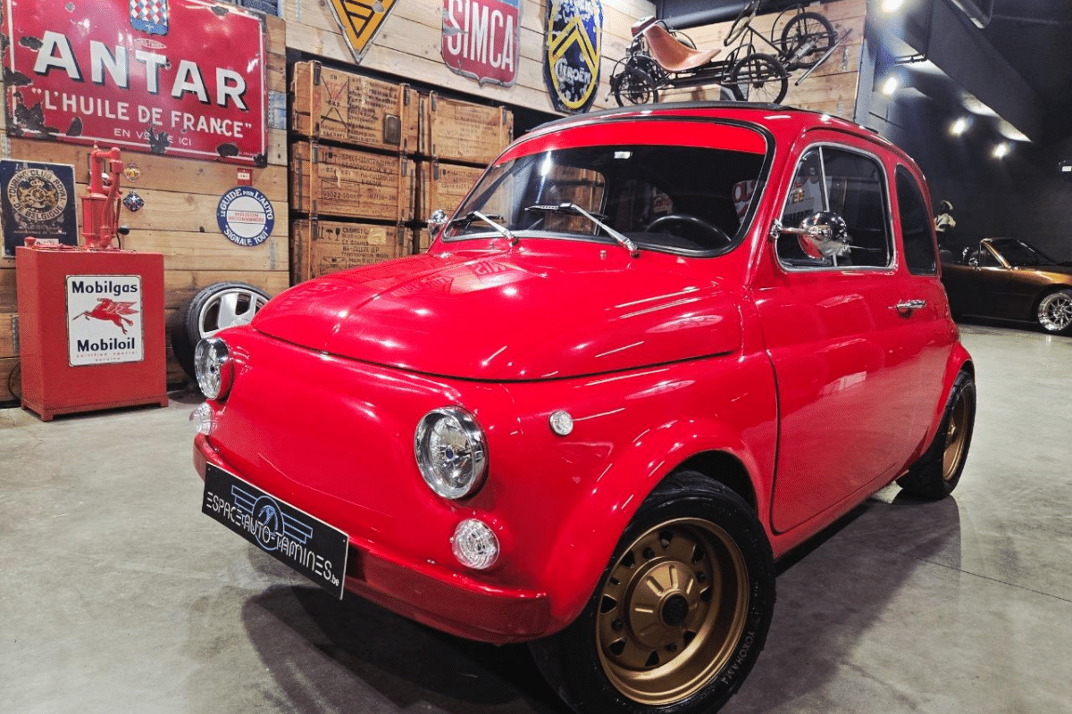 FIAT 500 F Préparée - 1970 vue de face