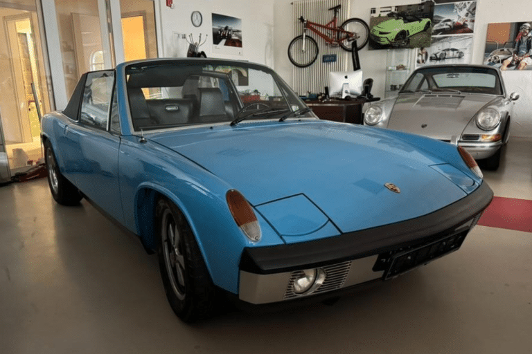 Rareté Californienne, moteur 6 cylindres de 911 et état d&rsquo;origine : cette Porsche 914 6 de 1975 est à vendre