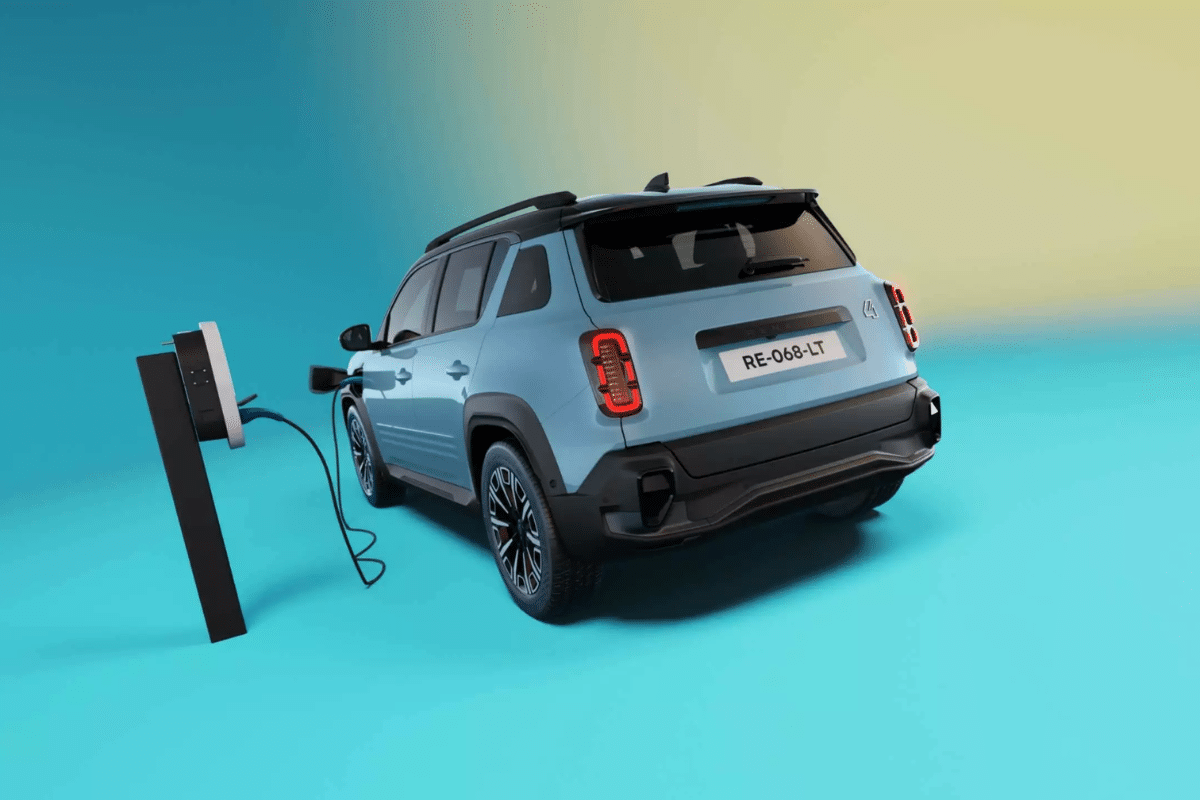 Renault R4 électrique vue arrière