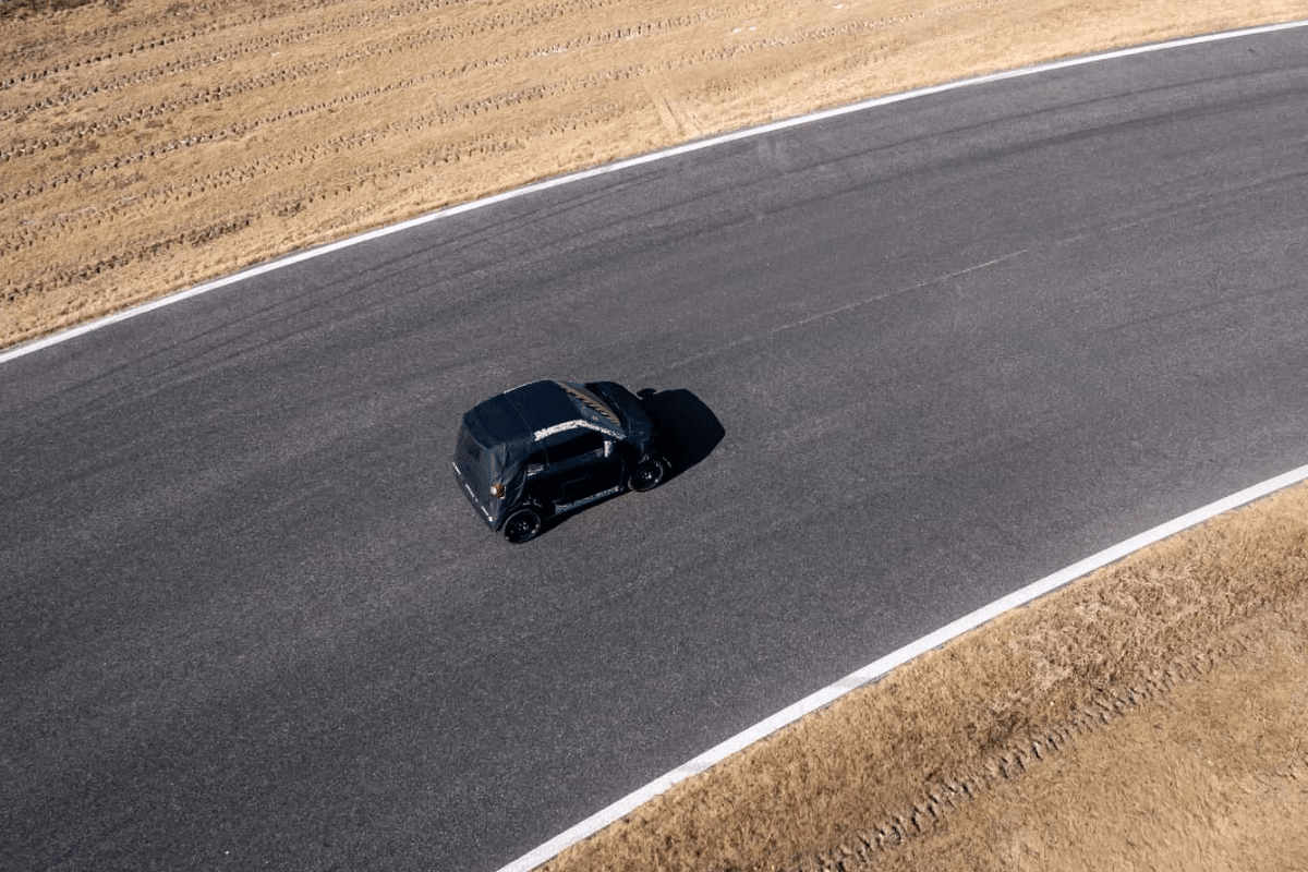 Smart #2 vu de haut