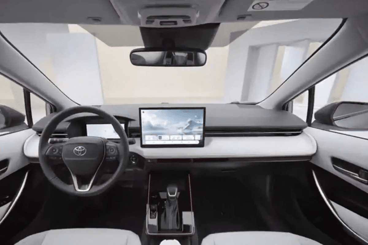 Toyota Corolla design intérieur
