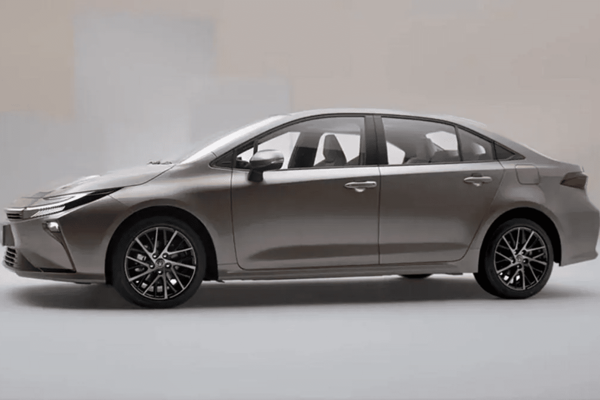 Toyota Corolla vu de profil