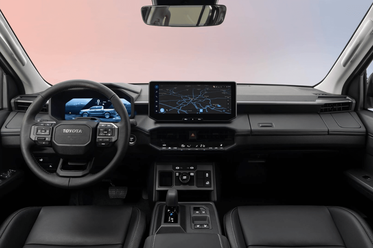 Toyota Hilux électrique design intérieur