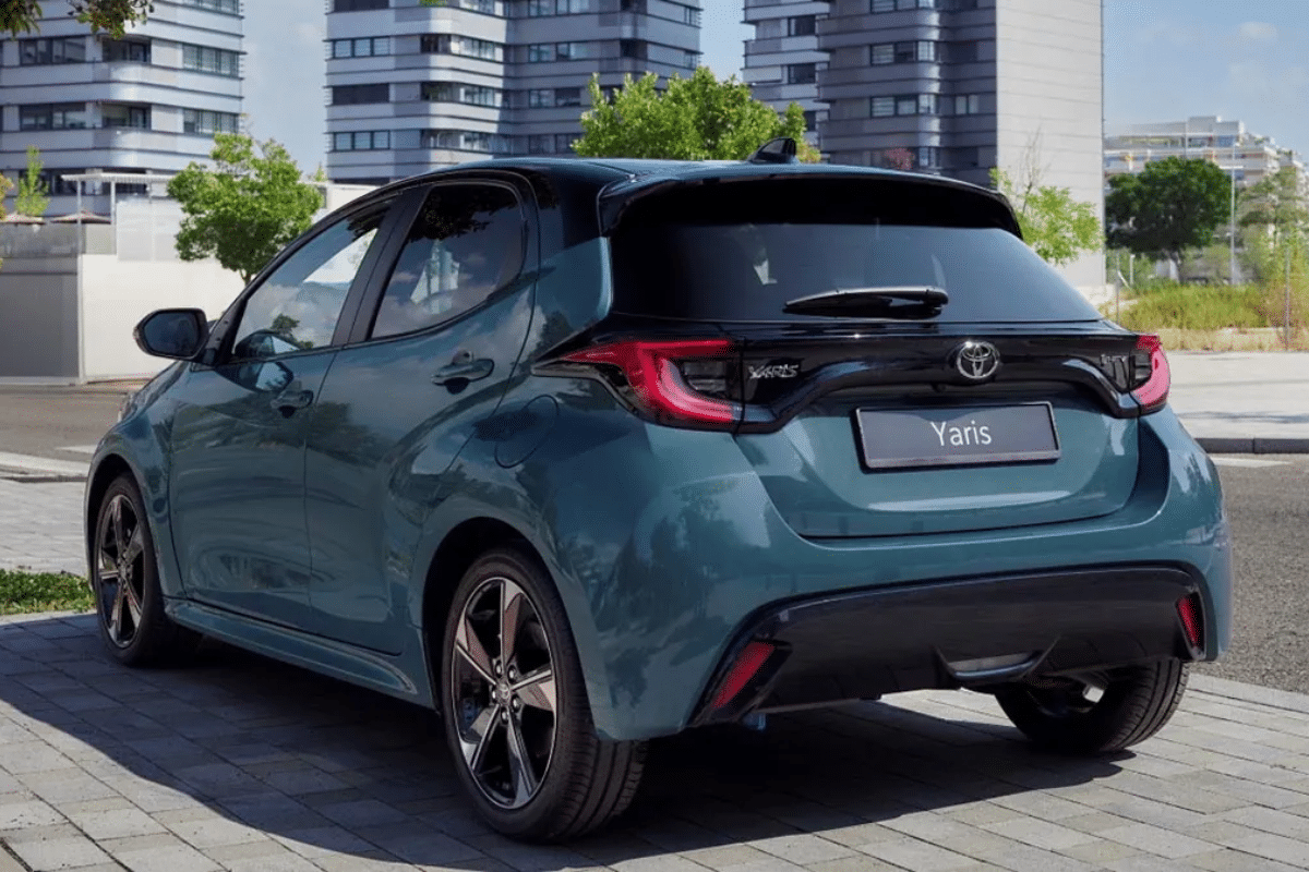 Toyota Yaris hybride vue arrière