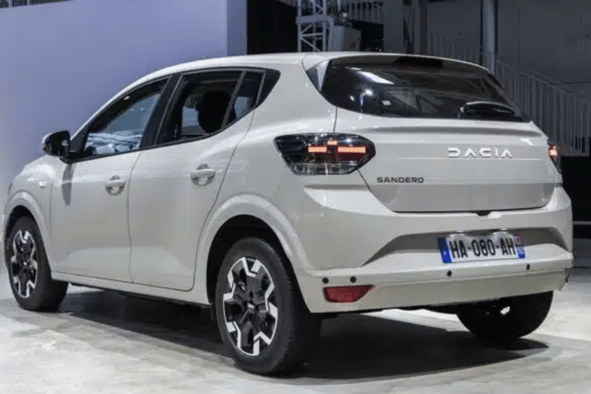 Dacia Sandero vue arrière