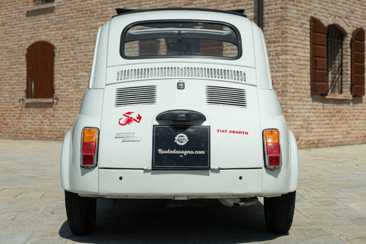 FIAT 500 L REPLICA ABARTH 5 - 1969 vue de derrière