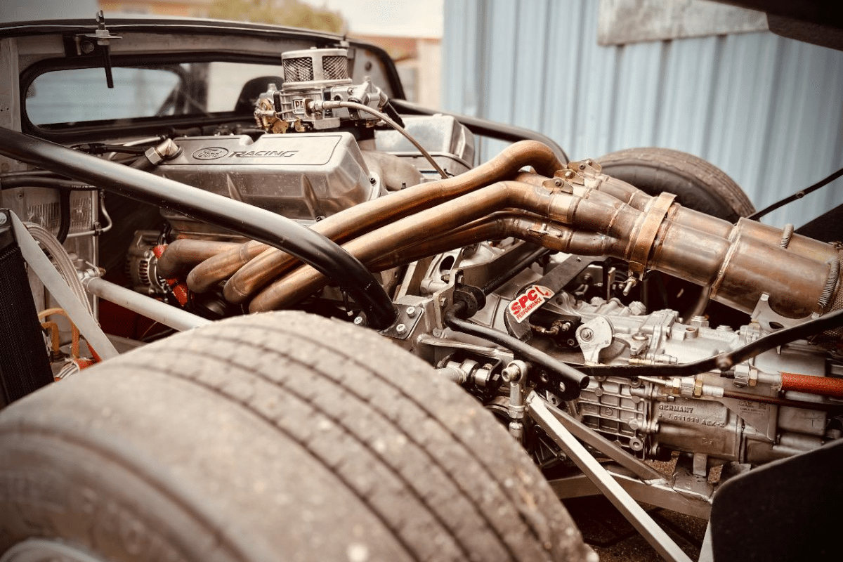 FORD GT40 GTD - 1989 vue du moteur