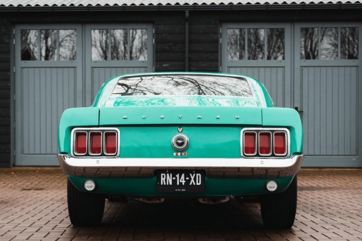 FORD Mustang Boss 429 Grabber - 1970 vue de derrière