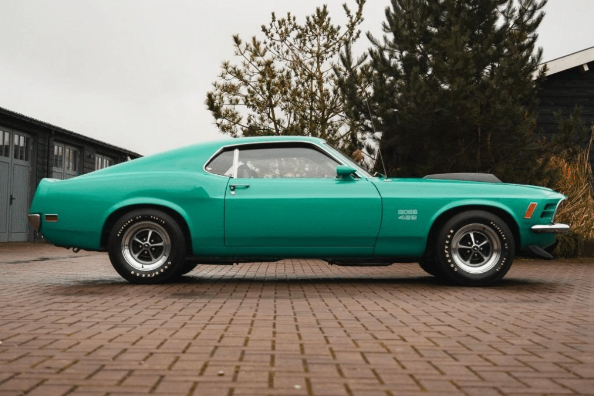 FORD Mustang Boss 429 Grabber - 1970 vue de profil