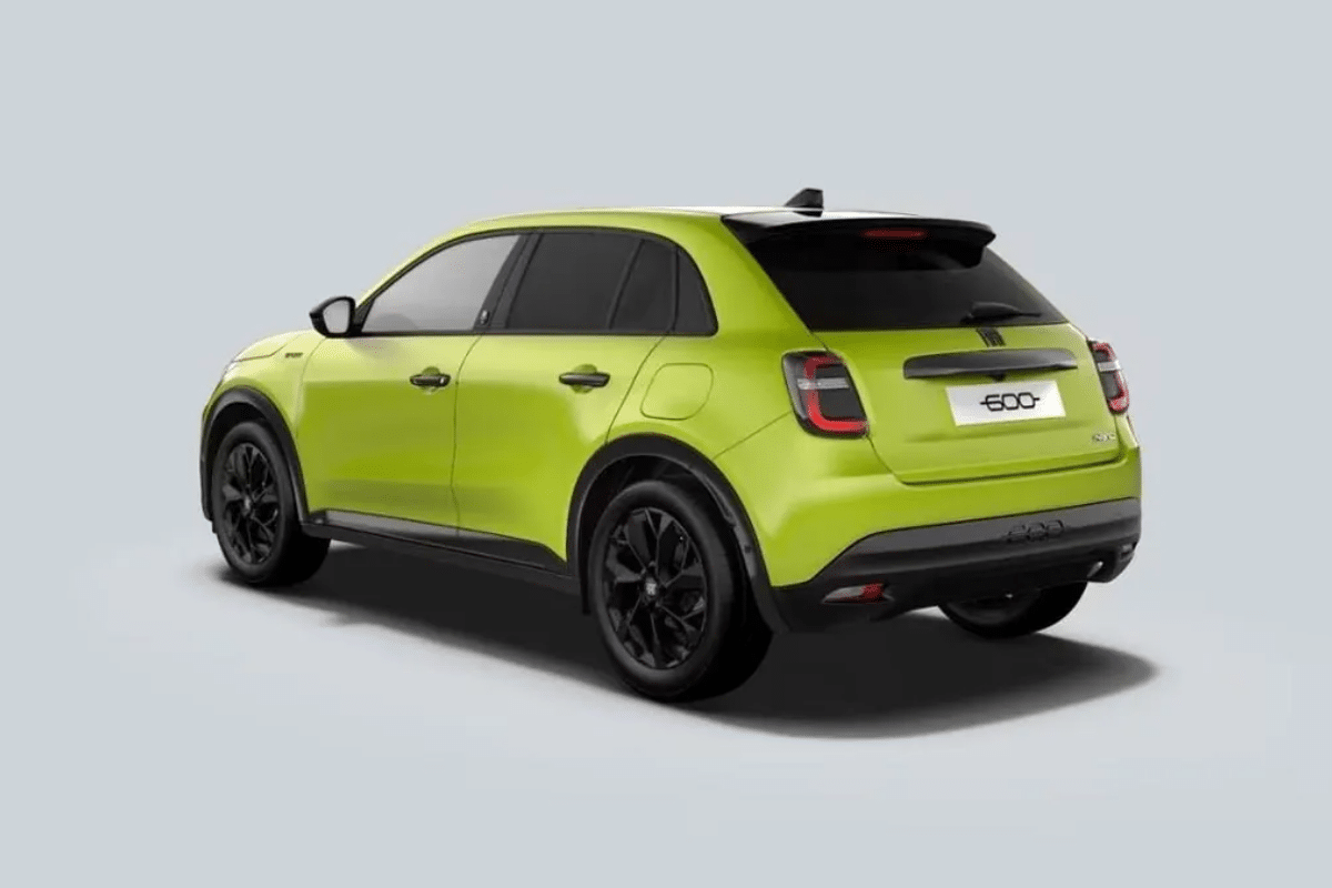 Fiat 600 Sport vue arrière