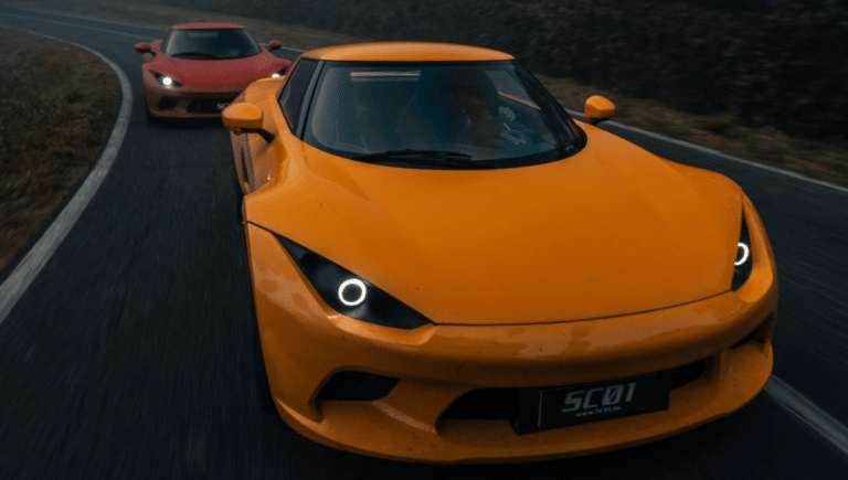 SC01 : la barquette électrique chinoise qui vise l’Alpine A110 débarque en Europe