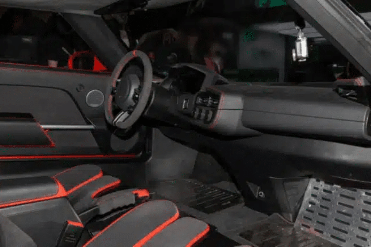 Lancia Stratos SC01 design intérieur