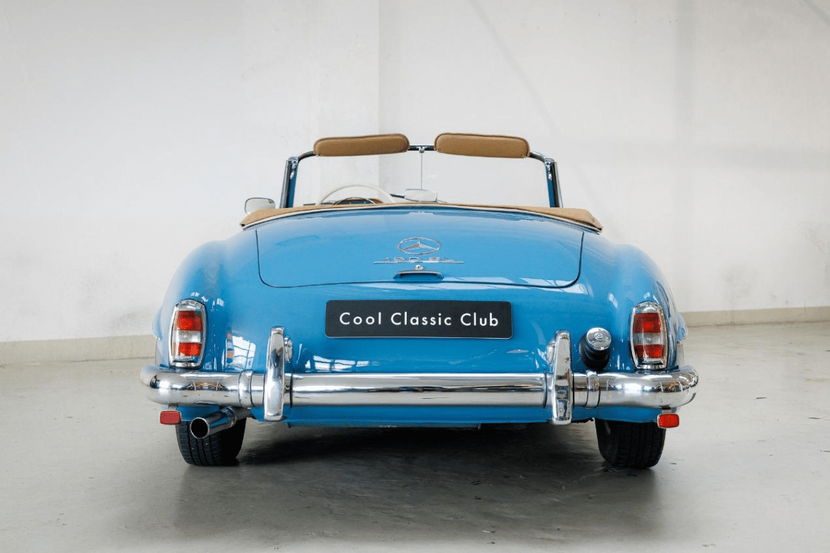 MERCEDES 190 SL - 1961 vue de derrière
