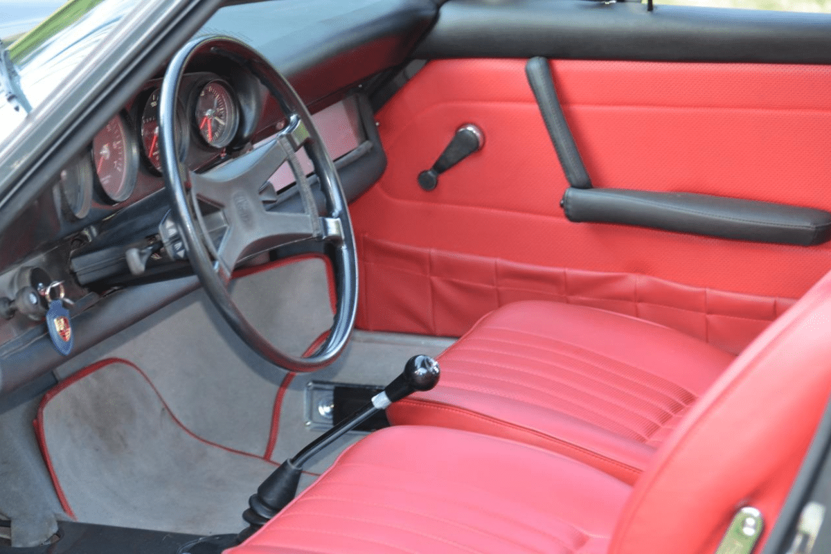 PORSCHE 912 Coupé - 1968 vue du volant