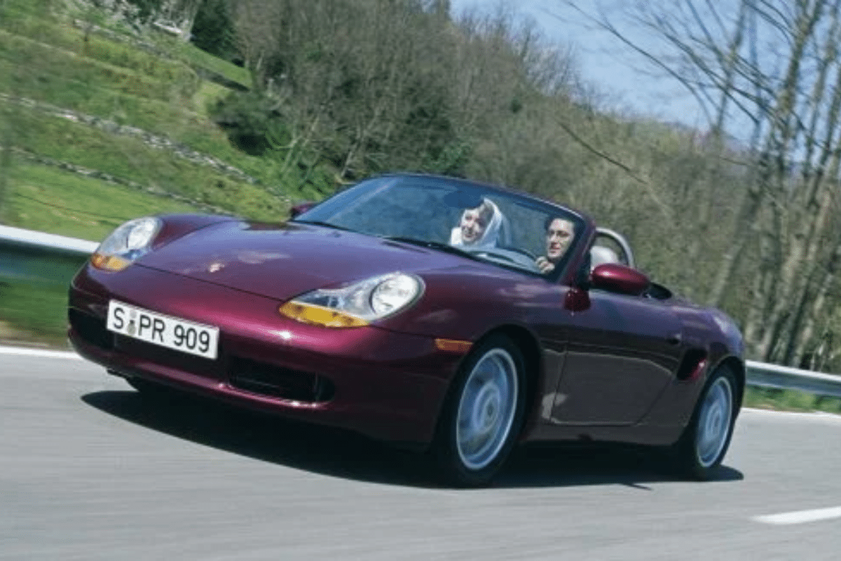 Porsche vue de face