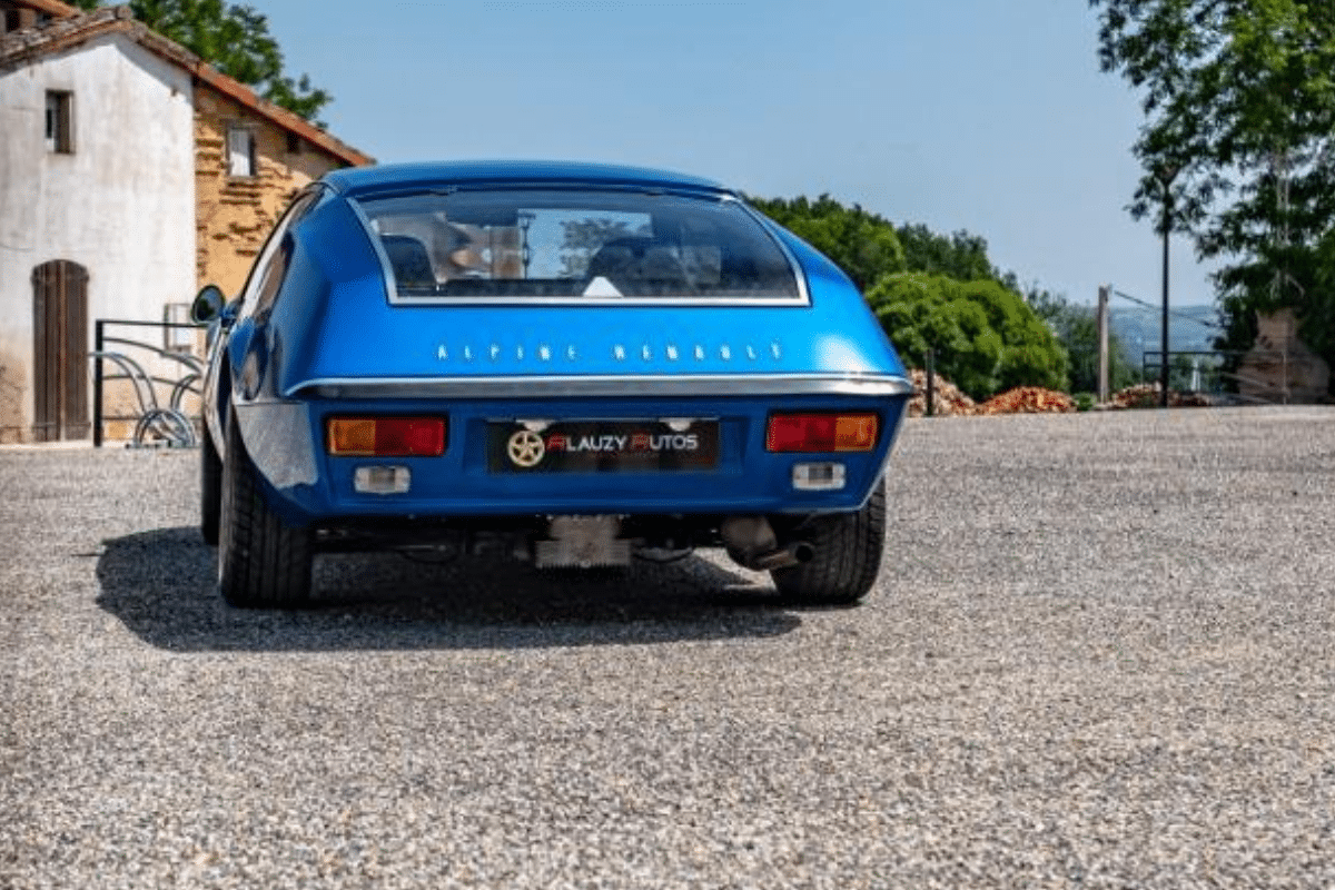 ALPINE RENAULT A310 - 1971 vue de derrière