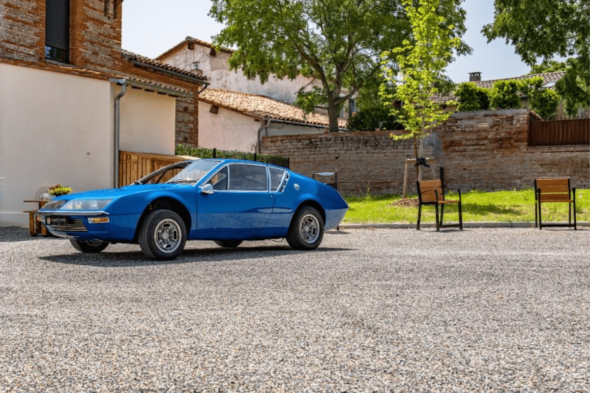 ALPINE RENAULT A310 - 1971 vue de profil