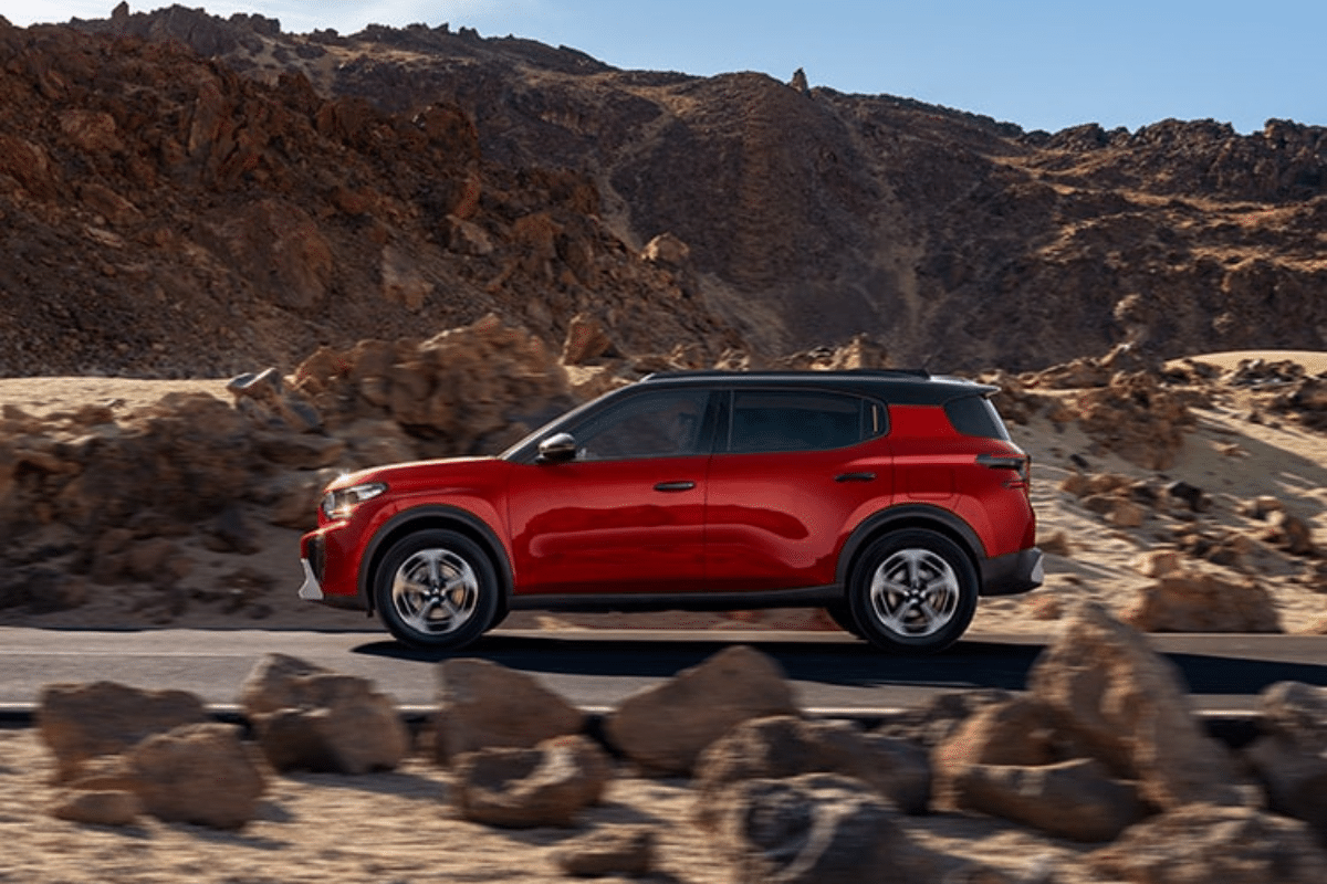 Citroën ë-C3 Aircross vu de profil