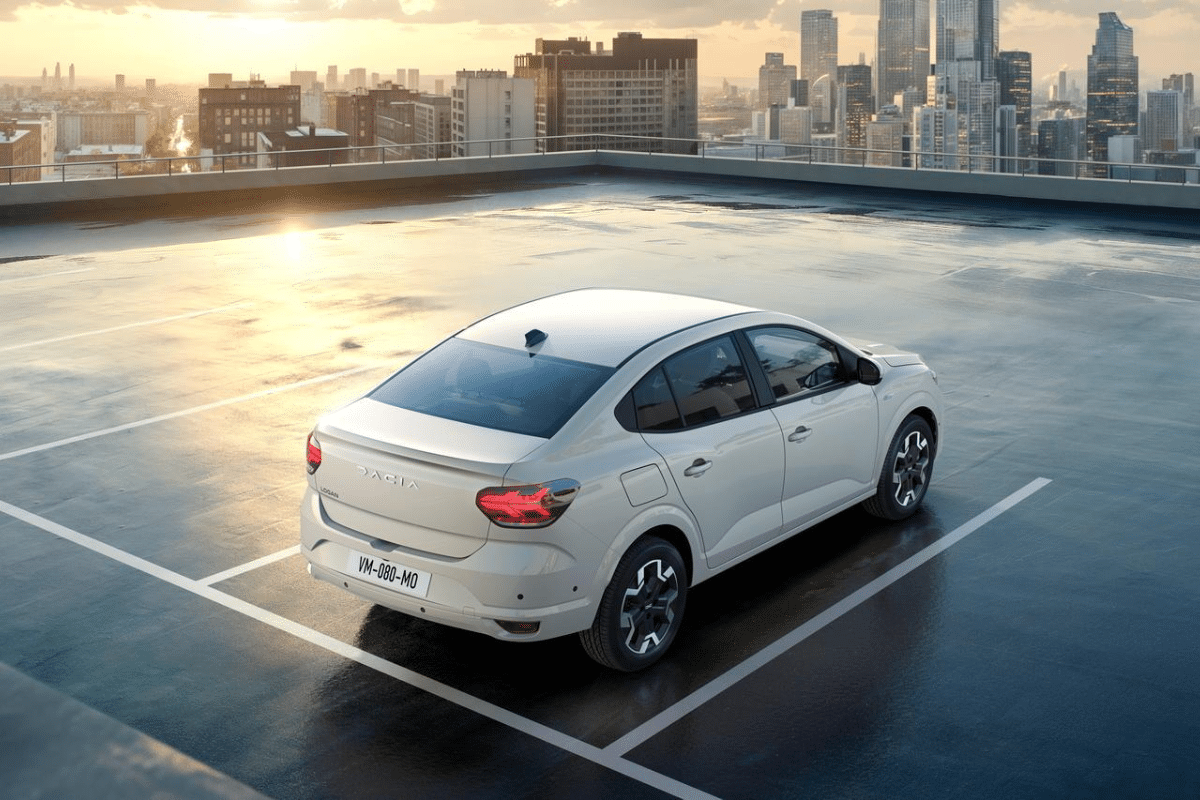Dacia Logan restylée vue arrière
