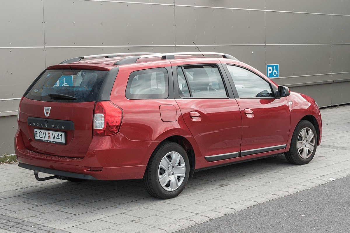 Dacia Logan vue arrière