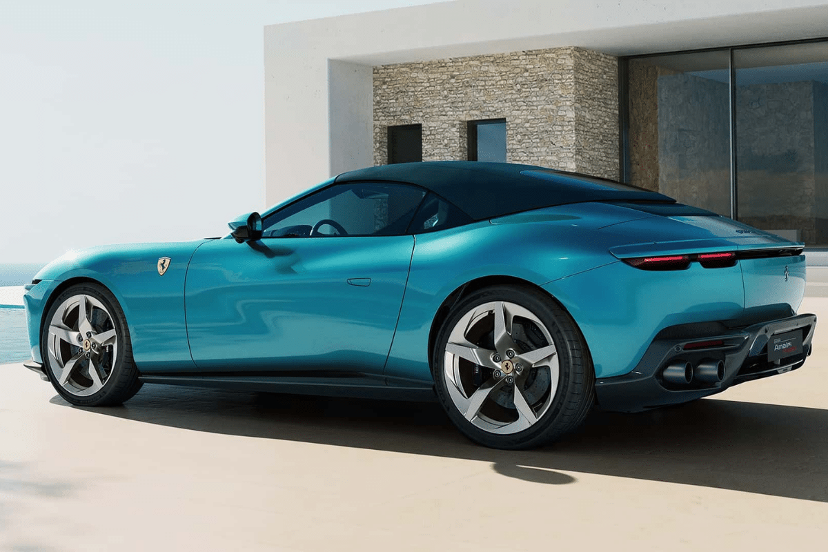 Ferrari Amalfi Spider vue arrière