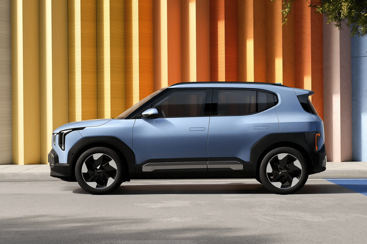 Kia EV2 vu de profil