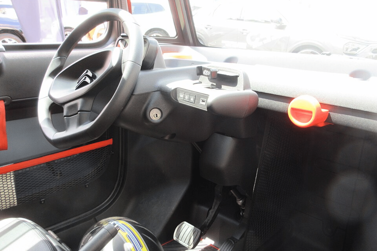 citroën ami vue du volant