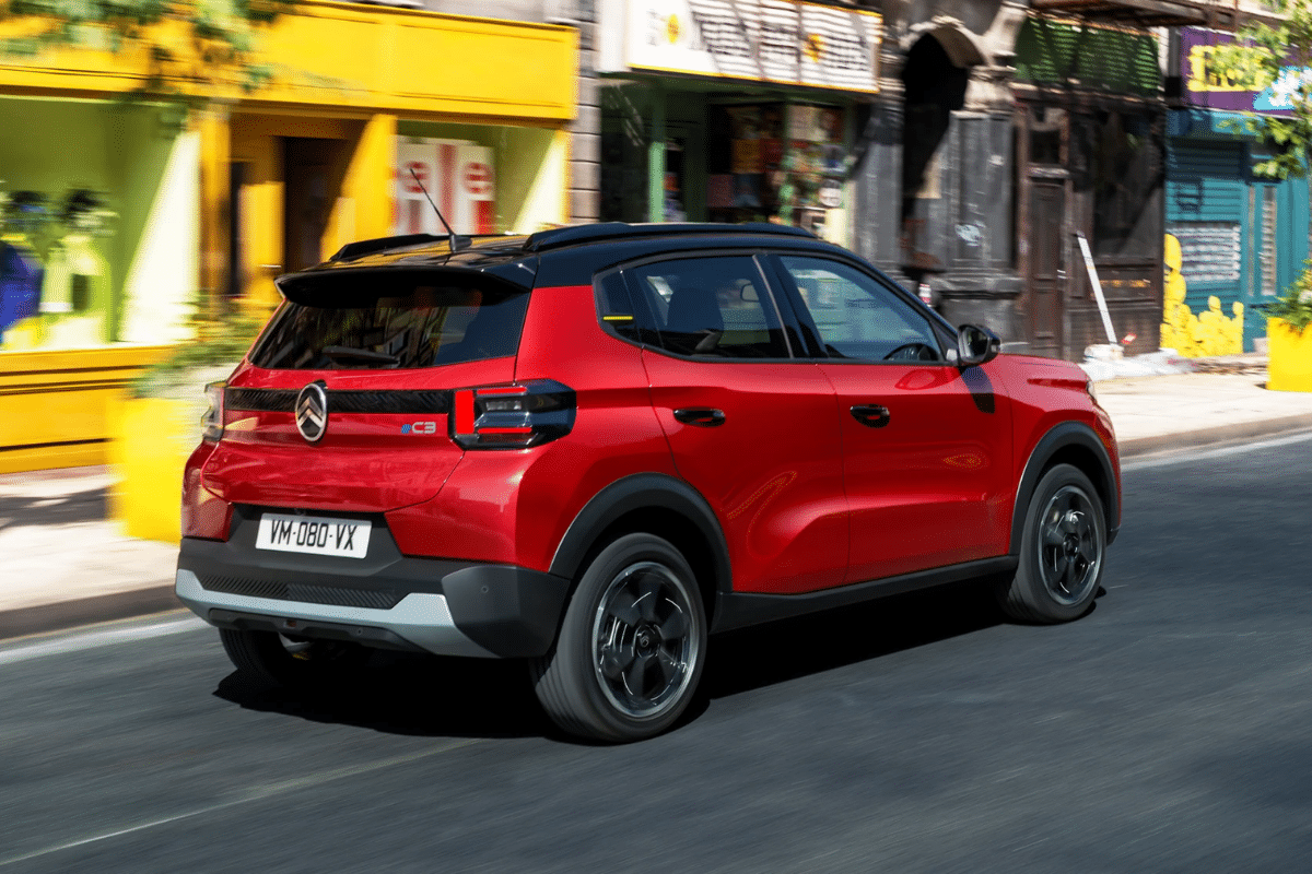 Citroën C3 électrique vue arrière