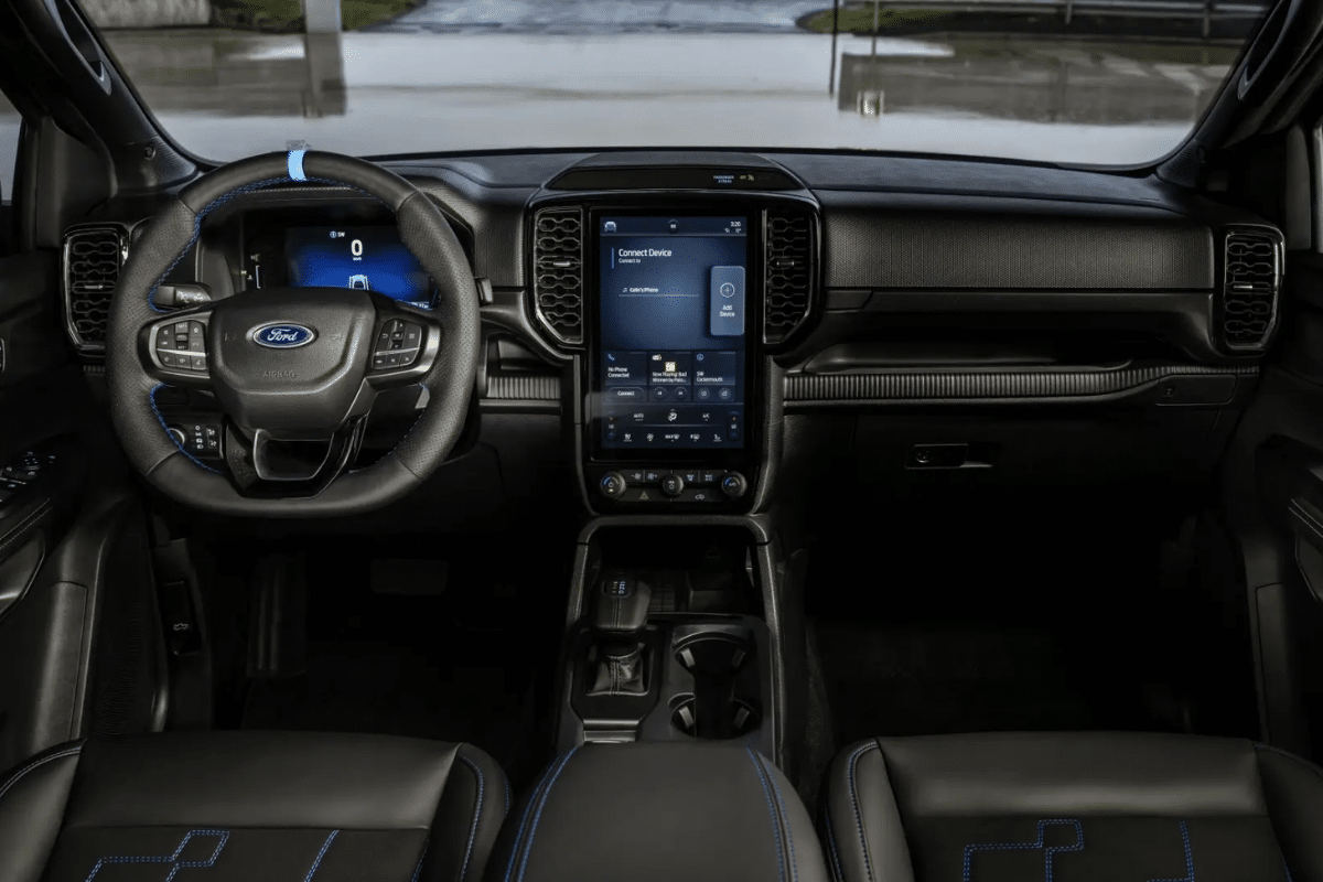 Ford Ranger MS-RT design intérieur