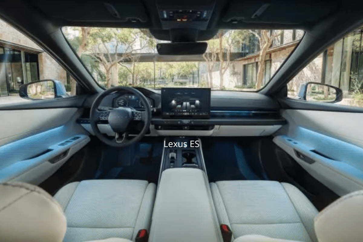 Lexus ES vue intérieure