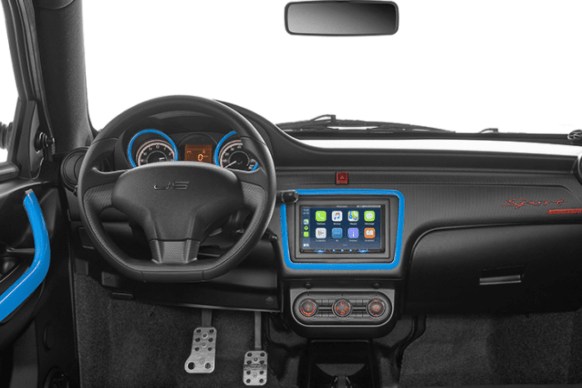 Ligier JS50 design intérieur