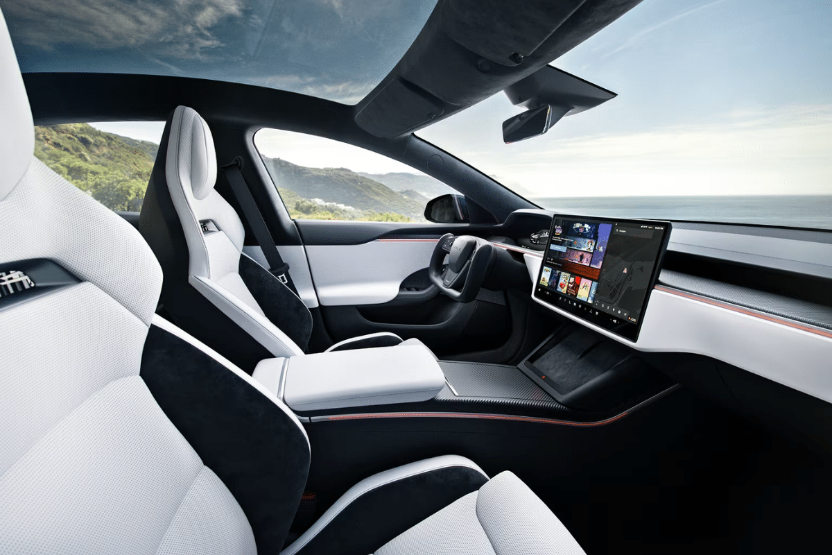 Model S design intérieur
