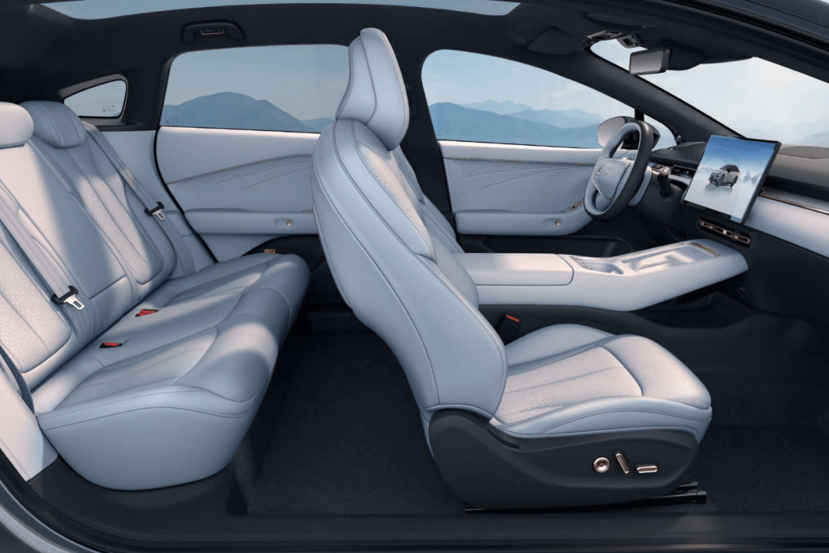 Xpeng P7+ design intérieur