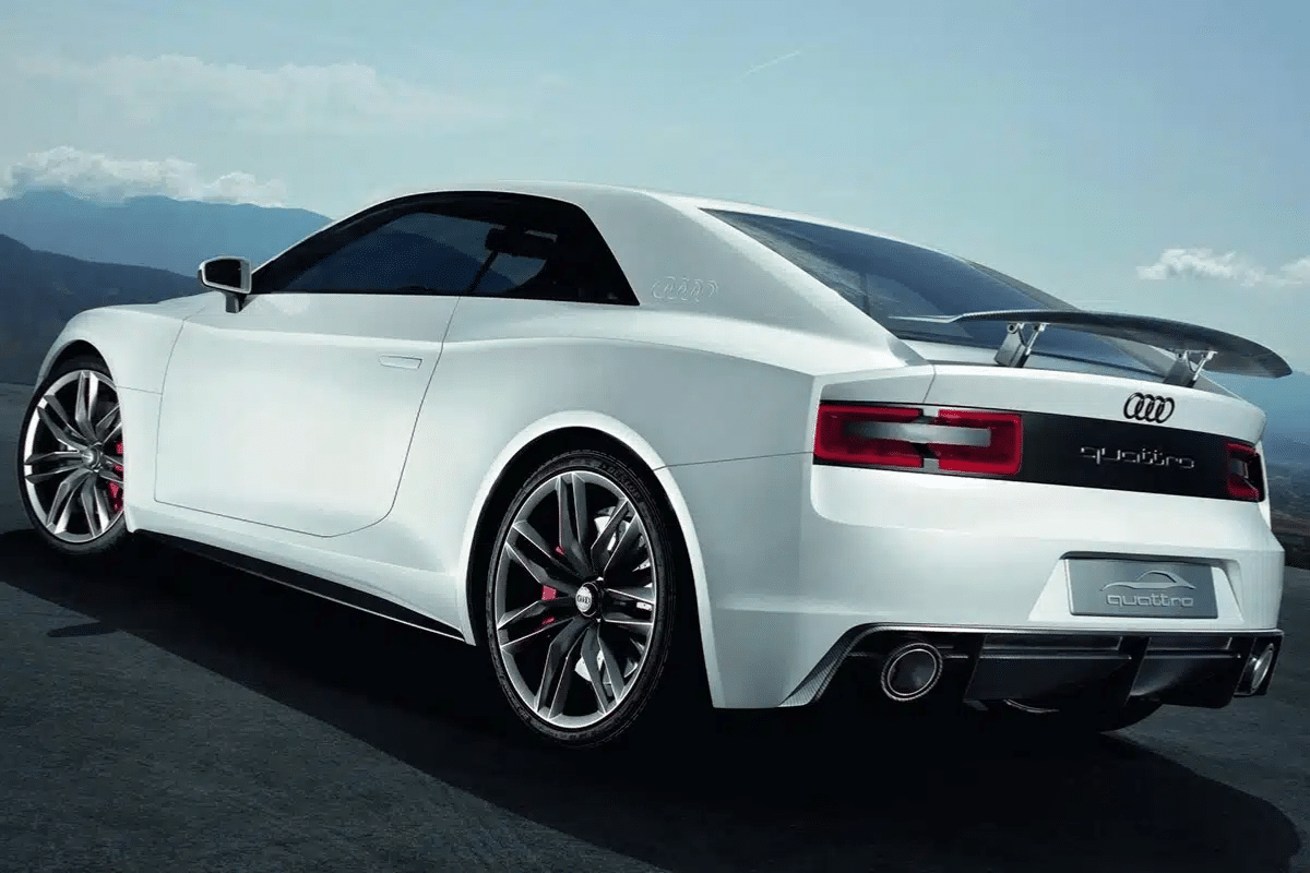 Audi Quattro vue de coté