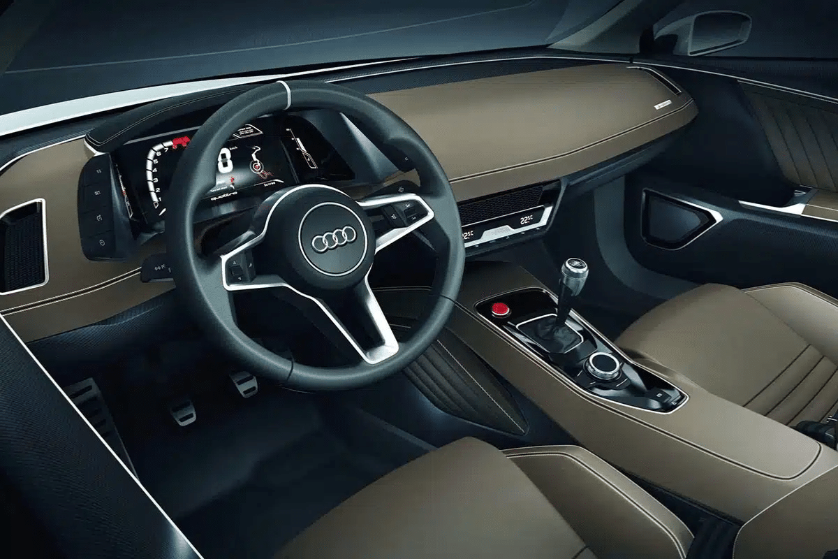 Audi Quattro vue du volant