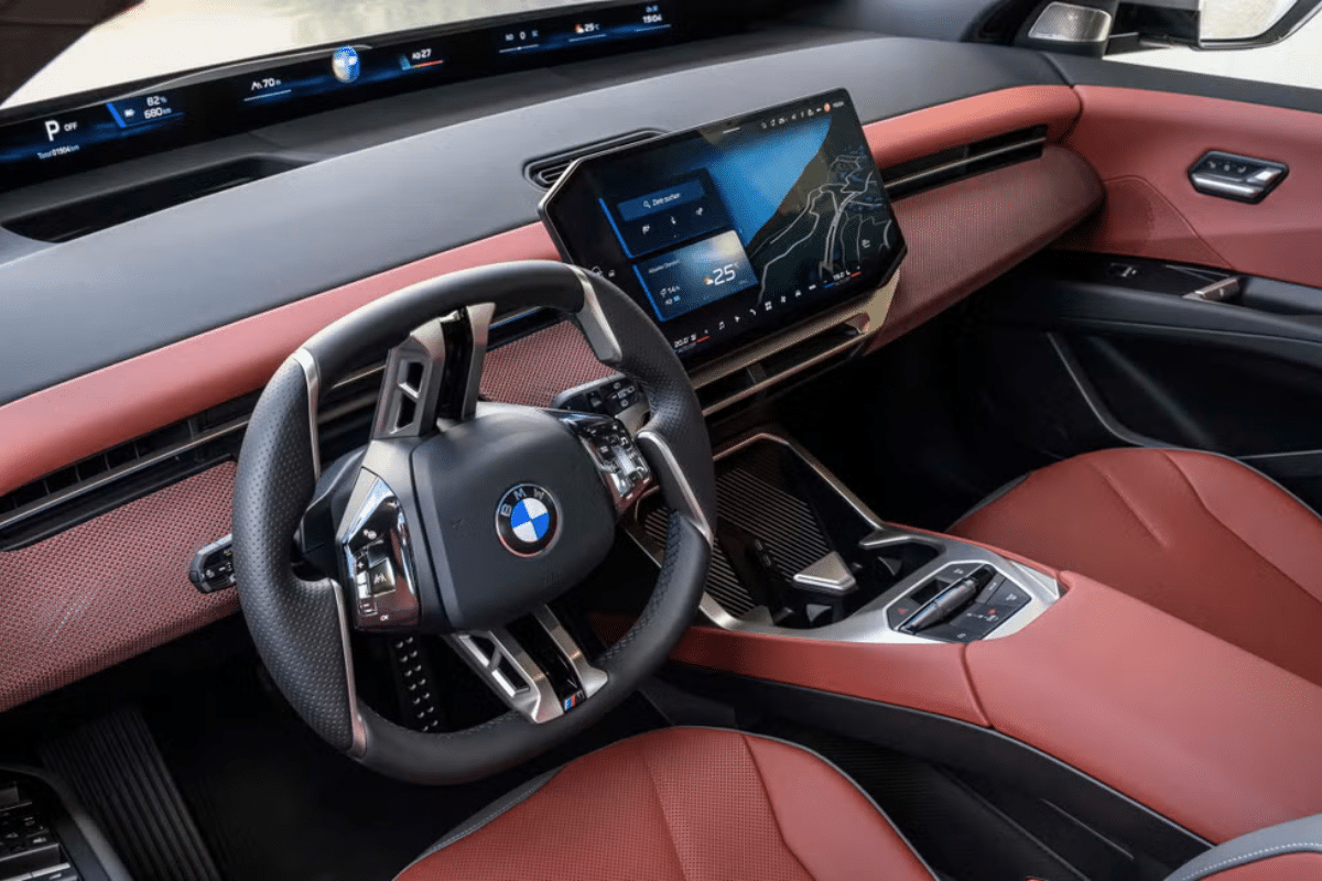 BMW iX3 2027 vue du volant
