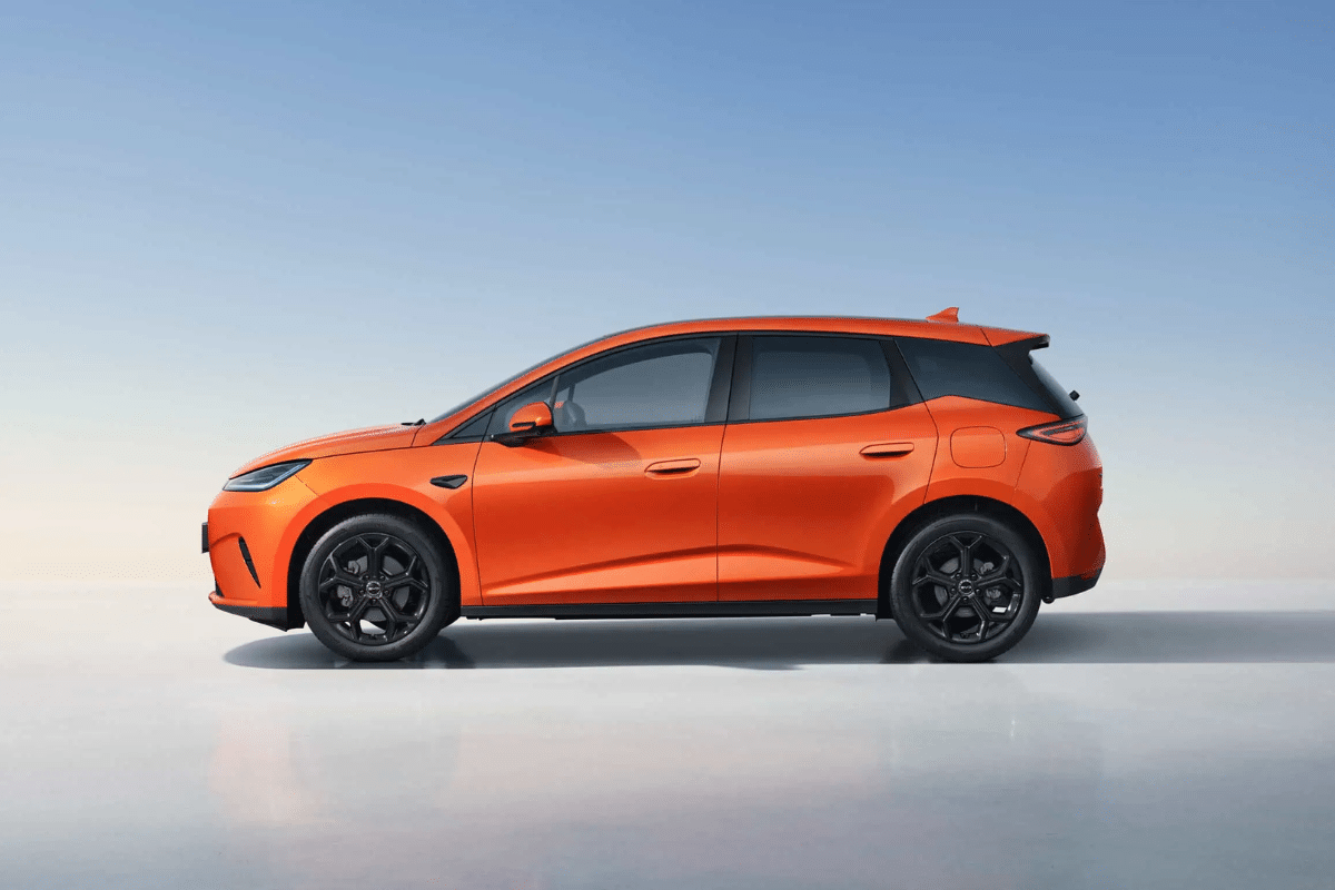 BYD Dolphin G DM-i vu de profil