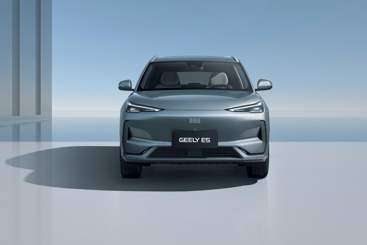Geely E5 vue de face