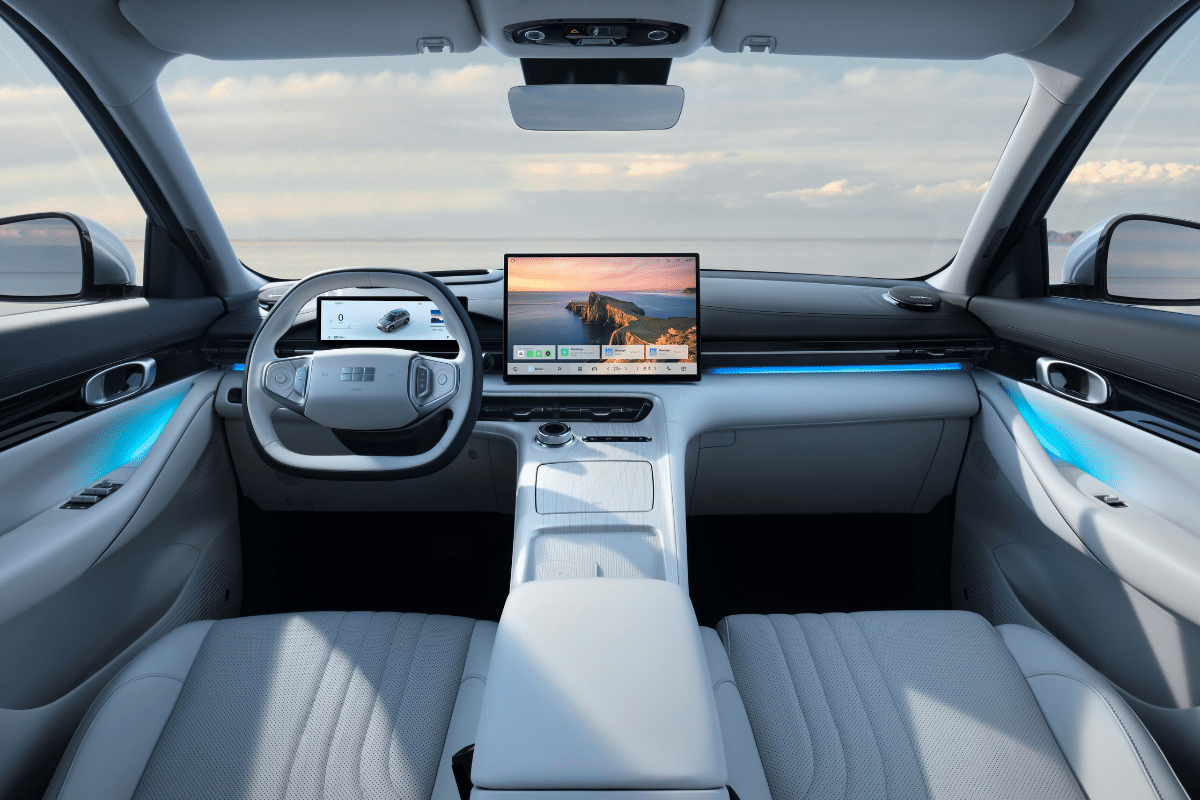 Geely E5 design intérieur