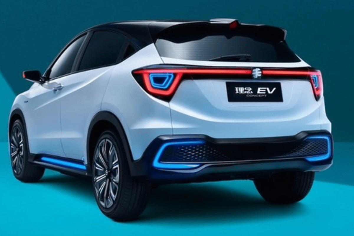 Honda vue de derrière