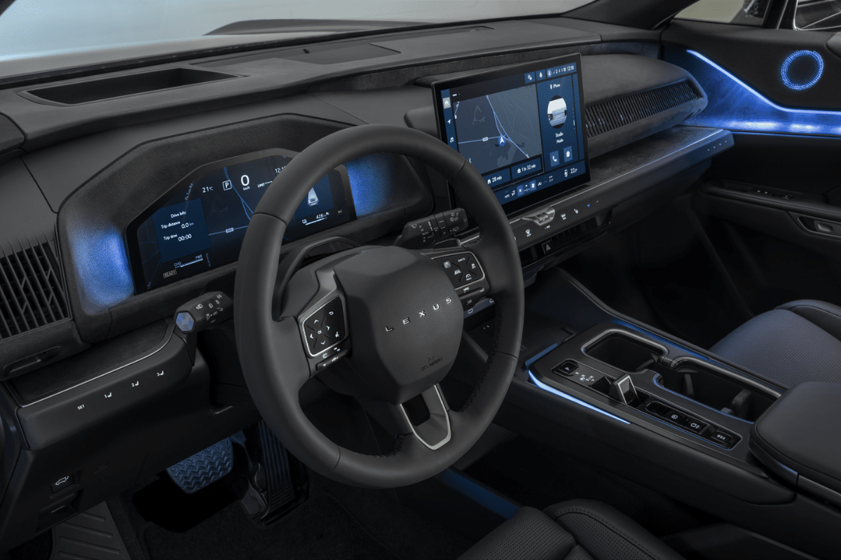 Lexus TZ vue du volant