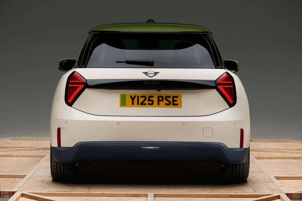 Mini Cooper SE vue arrière