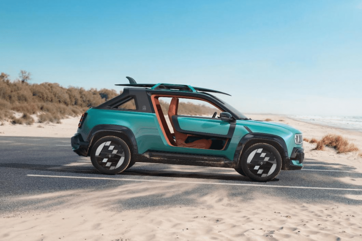 Renault 4 JP4x4 Concept (2026) vue de profil