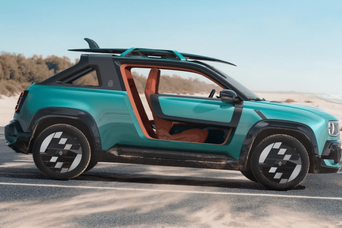 Renault 4 JP4x4 concept (2026) vue de profil