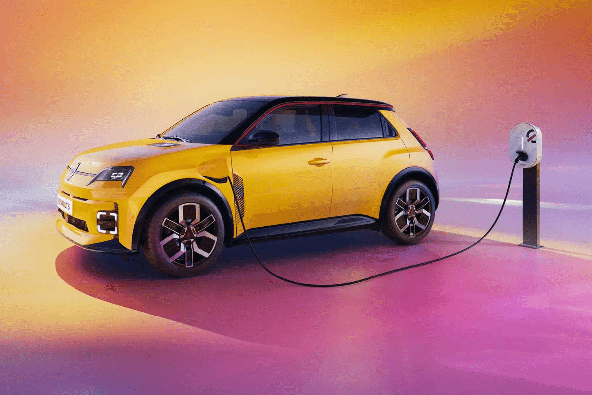 Renault 5 vue en charge