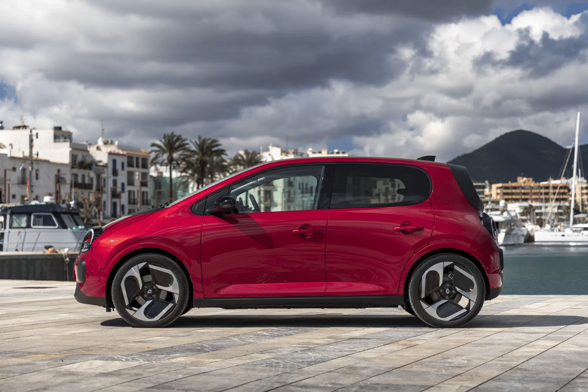 Renault Twingo électrique vue de profil