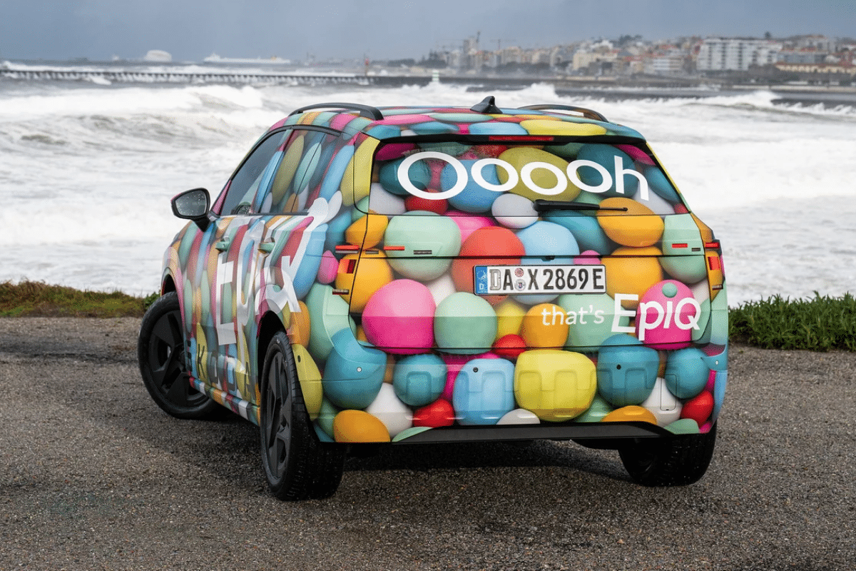 Skoda Epiq vue arrière