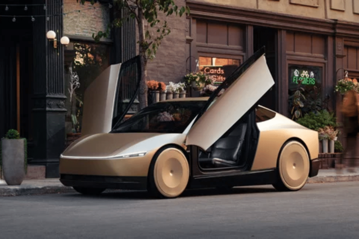 Tesla Cybercab design extérieur