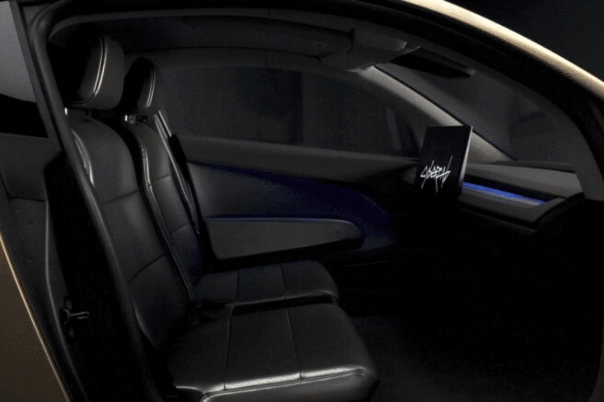 Tesla Cybercab design intérieur