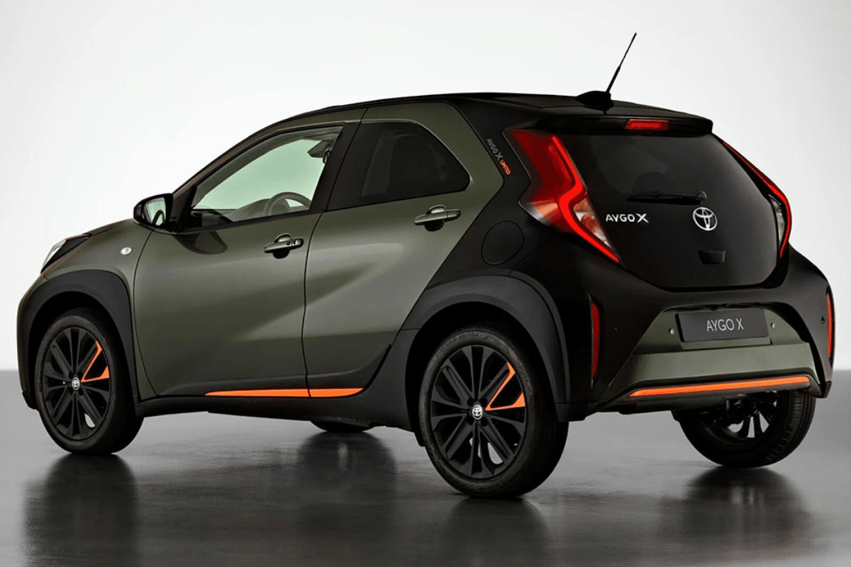 Toyota Aygo X vue arrière